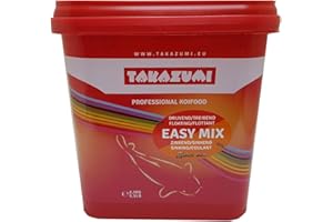 MANGIME INVERNALE 30% AFFONDANTE 70% GALLEGIANTE CARPE KOI PESCI ROSSI TAKAZUMI EASY MIX 4,5 MM 1 KG