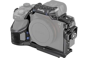 ‎SMALLRIG SMALLRIG Cage Kit dla Sony Alpha 7R V/Alpha 7 IV/Alpha 7S III, klatka kamery z wieloma punktami mocowania akcesoriów, wbudowana płytka szybkiego zwalniania dla Arca-Swiss - 4308