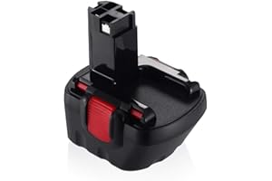 Goodexo 3.6Ah Reemplazo Ni-MH para Bosch Batería 12V BAT043 BAT045 BAT135 BAT139 2607335542 26073355542 2607335542 2607335274 2607335709 GSR 12-2 12-2 12V-2 PSR 12 GSB 12VE-2 22 612 23 612 32 612