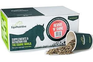 Equinutritive - Revive 'N' Shine and Coat Supplement For Horses - 100% Natural Ingredients - (1.5 kg)