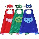 One Stop Kids Boys & Girls Dressing Up Mask & Cape Halloween Costume (All 3)