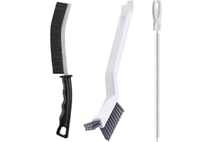 Xemnys Stura Lavandini e Scarichi Spazzola, Sbloccante per Scarico Lavandino Fogne, Spazzola per la Pulizia delle Fessure e Pulisci Fughe, Strumento Pulizia per Bagno, WC, Cucina, Vasca