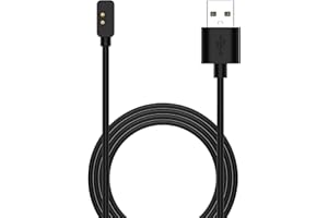 RTINLE Charger Cord Compatible with Xiaomi Mi Band 7 Pro,Magnetic Charger for Smart Watch USB Cable,USB Charging Cable Dock 3.3ft 100cm - Black