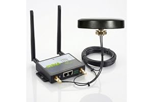 KUMA CONNECT PRO Unlocked 4G Router with SIM Slot (150Mbps Kit) | High-Gain MiMo Outdoor Antenna for Caravan, Motorhome, Boat WiFi | Connect 32 Devices | UK/EU Mobile Internet Hotspot - 12V & 240V