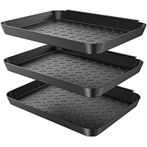 4er Set Schuhabtropfschale 35x27,5x3 Cm – Praktische Abtropfmatte Für Flur, Balkon & Garage