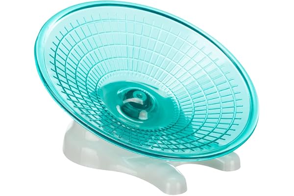Disque d'exercice pour hamsters et souris, ø 17 cm - particulièrement léger et silencieux mais base solide,