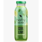 Herby Ice Tea Cool Lime 250 ml X 12 Pieces Without Added Cold Tea Sugar