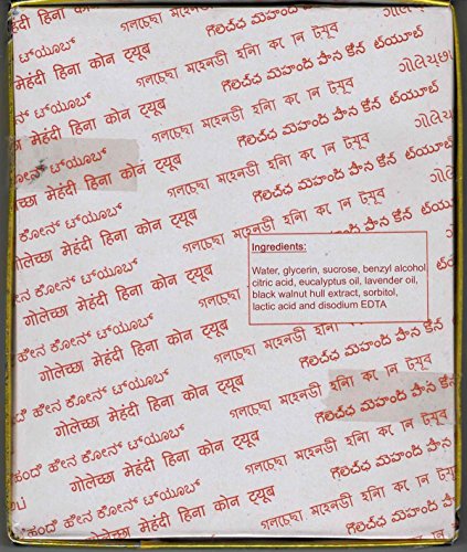 3x Herbal Tattoo Tubes Black by Golecha (75g) - 2