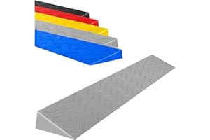 FQWYNMZ Rampe de Seuil, Rampe pour Fauteuil Roulant, Rampe de Bordure de Porte de Robot de Balayage D'intérieur Portable, Canal de Montée de 1 à 10 Cm Pour Balayage de Robot en Fauteuil Roulant ( Color : Gris