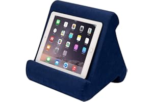 FANIER Support Universel pour Tablette iPad, Pad Pillow Support pour Coussins Souples Multi-Angles pour lecteurs de Livres électroniques, Smartphones, Lecteurs Électroniques, Magazines (Bleu Marin)