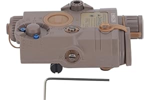 MOKERNALI Estuche de batería ficticio para Airsoft, Caja de Batería Airsoft Modelo Falso sin Función EX403, Compatible con Todos los Sistemas de Rieles de 20mm