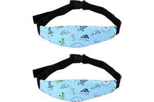 Teegxddy 2pcs Cale-têtes Cale Tete Enfant Voiture Repose Tete Voiture,siège De Sécurité De Voiture, Réglable Tête Fixation Holder Pour Enfants