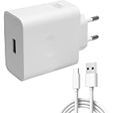 80W Charger for Real-me, One-Plus with USB-C Cable 6A, Fast Charger Power Supply for op Find X7 Ultra/X7/X6 X5/X4/X3 Neo, Ren
