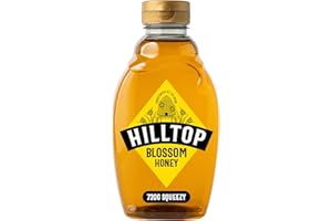 HILLTOP HONEY Hilltop Blossom Honey 720g Squeezy Bottle - Pure and Natural Honey | Premium Quality and Tested for Authenticity | Dairy Nut and Gluten Free | Packaging May Vary,720 g (Pack of 1)