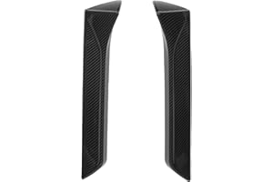 OTUFAN Per SEAT LEon MK3/4 Lunotto Posteriore Splitter Laterale Ala Trim Esterno Auto Facelift Aggiornamento Accessori di Ricambio Per SEAT LEon 5F FR Mk3/4(Stile in fibra di carbonio)