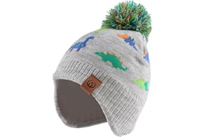 XIAOHAWANG - Sombrero de Invierno para niño, niña, Gorro de calentito para otoño de 0 a 7 años