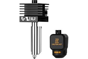 Tofelf Upgrade-hotend-kit (0,2 mm) för Bambu Lab P2S/H2D/H2S/H2C, extruder inklusive munstycke av härdat stål och förzinkat v