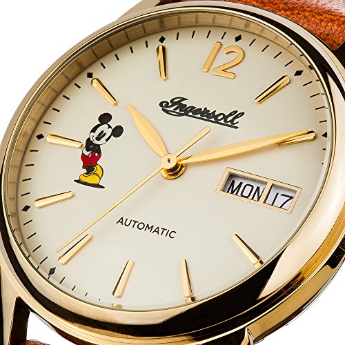 Ingersoll Damen Analog Automatik Uhr mit Leder Armband ID01101