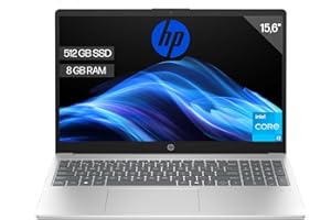 HP 15-fd0260ns - Ordenador portátil de 15.6" FHD (Intel Core i3-N305, 8GB RAM, 512GB SSD, Intel UHD Graphics, Sin Sistema Operativo) Plata - Teclado QWERTY Español