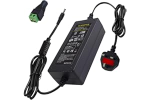 Weishuo Power Supply Adapter AC 100-240V to 5V 10A Transformer 50W Universal Power Charger Converter with 5.5 X 2.5mm Plug for LED Strip Light Surveillance Cameras TV Box and More Devices