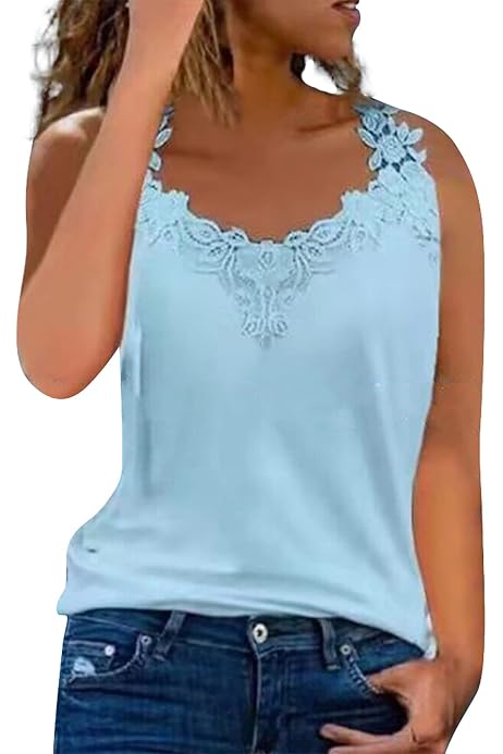 Débardeur Femme Satiné - Col V Élégant - Camisole D'Été Confortable - Tops Légers Pour Tenue Décontractée