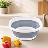 Katlanabilir Leğen Akordiyon Badya 5 Lt, Katlanır &Ccedil;ok Ama&ccedil;lı Mutfak Banyo Temizlik Leğeni