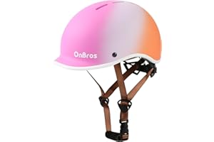 Kids Bike Helmet, OnBros Lightweight Children Bike Helmet, Helmet Kids for 4-12 Years Girls and Boys(51-55cm)
