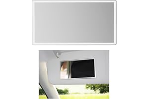 USHXVG 1 Piece Car Sun Visor Makeup Mirror, Car Accessories Interior, Car Small Mirror, Car Interior Makeup Mirror, Car Backrest Makeup Mirror, Self-Adhesive Makeup Mirror