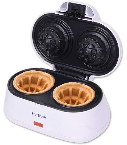 Gaufrier à épi Professionnel 4 Gaufres - Puissance 1,75 KW, Moules Profonds 30 Mm, Pour Street Food Et Cafés - 5