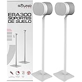 ERA300 Soporte de Suelo, Diseño de Metal Premium, Paquete Doble (2pcs), Blanco, Compatible con Sonos ERA 300, Accesorios Incl