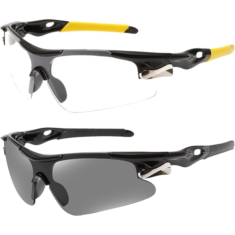 Lunettes De Vélo Photochromiques - Verres Qui S'adaptent à La Lumière, UV400 - Cadre TR90 Léger - Pour VTT, Course, Pêche