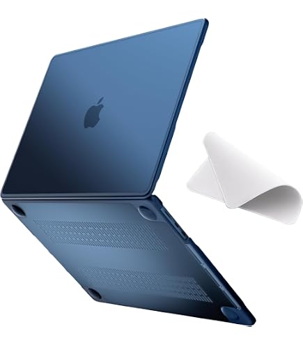 Coque Rigide Ueswill Pour MacBook Air 11/11.6" - Mat Givré, Toucher Doux, Vert, Avec Chiffon Microfibre