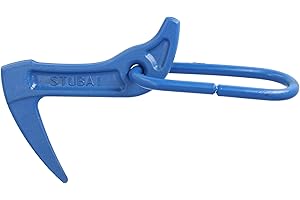 Crochet forestier STUBAI – Pour tracter des grumes – compatible avec chaînes de 10 mm – avec anneau & maillon non soudé – en acier trempé – pour cheval ou treuil hydraulique