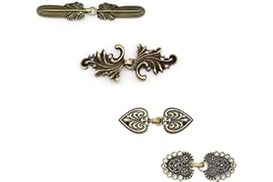 WOOXDYUK Cardigan Clip Vintage Kragen Schal Pin Retro Mantel Broschen und Schal Pins Silber Pullover Clips für Frauen Mädchen Shirt