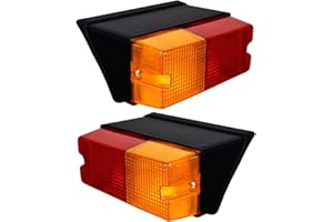 ‎BAJATO Bajato: 2x Tail flasher Lamp Light Farmtrac Sonalika Indofarm Standard Tractor with bulbs- 11005003