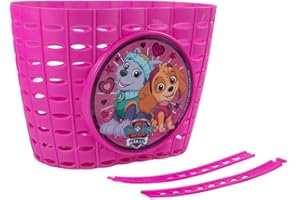 TATAWAY IN VIAGGIO SI CRESCE Tataway Cesta para Guardar Bicicletas Paw Patrol para niñas, Color Rosa