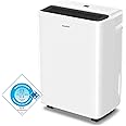 COMFEE' Dehumidifier 12L,Dehumidifiers for Home,Dehumidifier and HEPA Air Purifier,Quiet 39dB,APP Control,24 Timer dehumidifier,Continuous Drainage,Laundry Drying,Low Energy Consumption,Air Dryer Pro