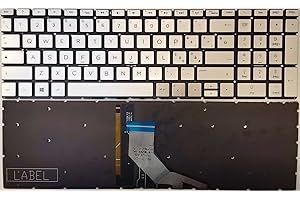 INFOELETTRONICA LO STORE DELLA CONVENIENZA E QUALITA' Tastiera Italiana Compatibile con HP 250 G7 255 G7 15-da 15-Db 15-Dk 15-Dr 15-DW RETROILLUMINATA