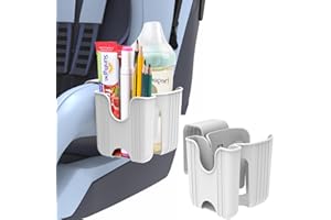 ILULALA Child Cup Holder for Convertible Car Seats, Compatible With Graco for Baby Stroller and Wheelchair (Grey)