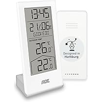 Stazione Meteo Trevi ME 3106 - Temperatura Interna, Umidità, Previsioni, Fase Lunare, Calendario E Sveglia, Display Retroilluminato, Nero