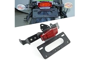 xitomer Fender Eliminator, Tail Tidy Fit for Vulcan s 2015-2022 / Vulcan Café 18-22, with LED Tail light, Compatible with OEM/Stock and Aftermarket Turn Signal(Red)