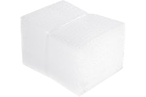 High-PQ Bubble Pouch Wraps, Clear Not Self-Seal Bubble Out Bags for Packing, Double Walled Cushioning Bags for Shipping, Storage and Moving(15X20CM,50Pack)