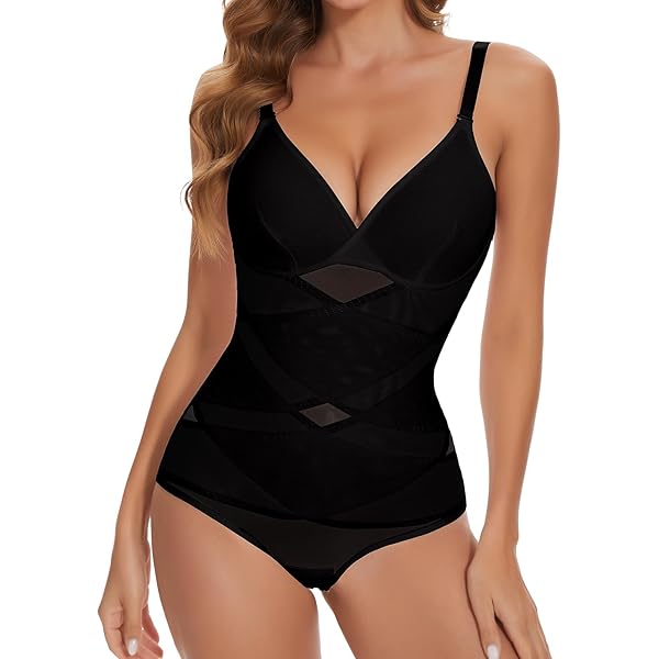 Tuopuda Figuurvormende body voor dames, bodysuit shaper string
