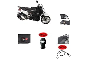 LUPSTY COMPATIBILE CON PIAGGIO BEVERLY 400 HPE 2021 21 COPRIGAMBE TERMOSCUD TUCANO URBANO R224-X SPECIFICO PER SCOOTER COPERTA TERMICA IMPERMEABILE INTERNO IN ECOPELLICCIA