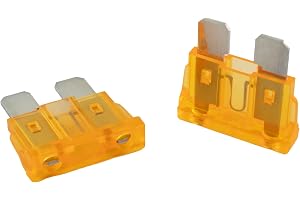 5 stycken SeKi Standard ATO platt pluggsäkring 5A ljusbrun; bilsäkring 19 mm plattsäkring 32 V/DC båt husvagn