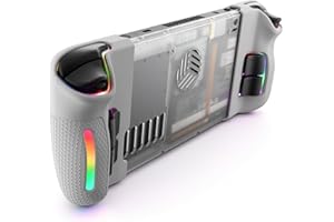 JSAUX Przezroczysta płyta tylna RGB kompatybilna z Steam Deck, DIY Clear Edition, kompatybilna z Steam Deck – wersja PC0106 RGB [kryształowa biel]