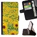 Produktbild Graphic4You Gelb Sonnenblume Brieftasche Leder Dünn Hülle Tasche Schale Schutzhülle für Samsung Galaxy Note 9