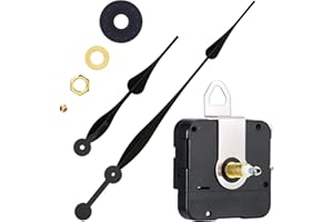 KALTTOY 1 ensemble d'aiguilles de réparation d'horloge à quartz de 30,5 cm pour grand mécanisme d'horloge murale silencieuse, mécanisme d'horloge murale, mécanisme de mouvement d'horloge murale, fonctionne à