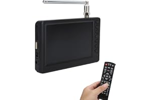 PUNELE Digital Television TV for Car Camping Kitchen,LEADSTAR 5 Inch Portable Handheld TVs Analog TV,Telescopic Antenna with Remote Control