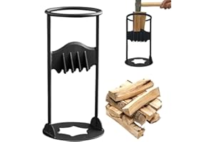 Fendeur de Buche Manuel, Afenau Fendeuse de Buches, Portable Fendeuse Bois, Acier au Carbone Fendeur de Bois, Fendeuse à Bois Manuelle pour la Maison et le Camping en Plein Air (2.1KG)